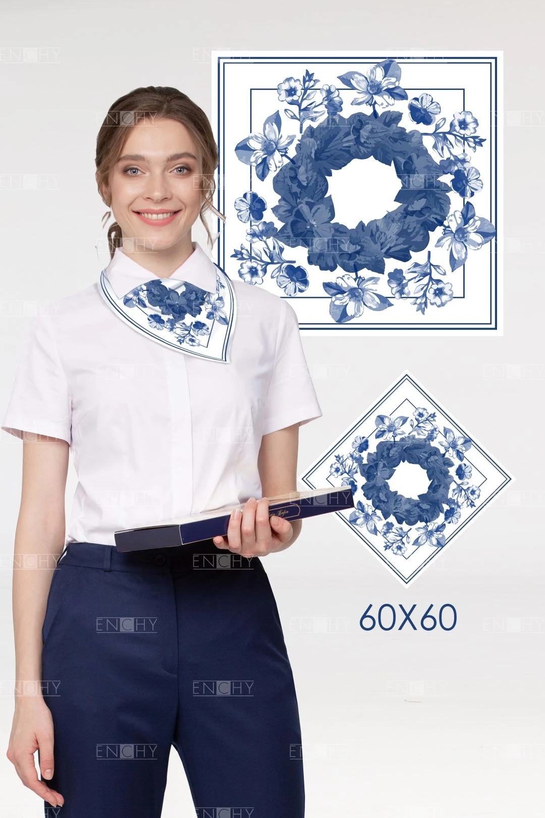 Шейный платок для офиса. Фото 5