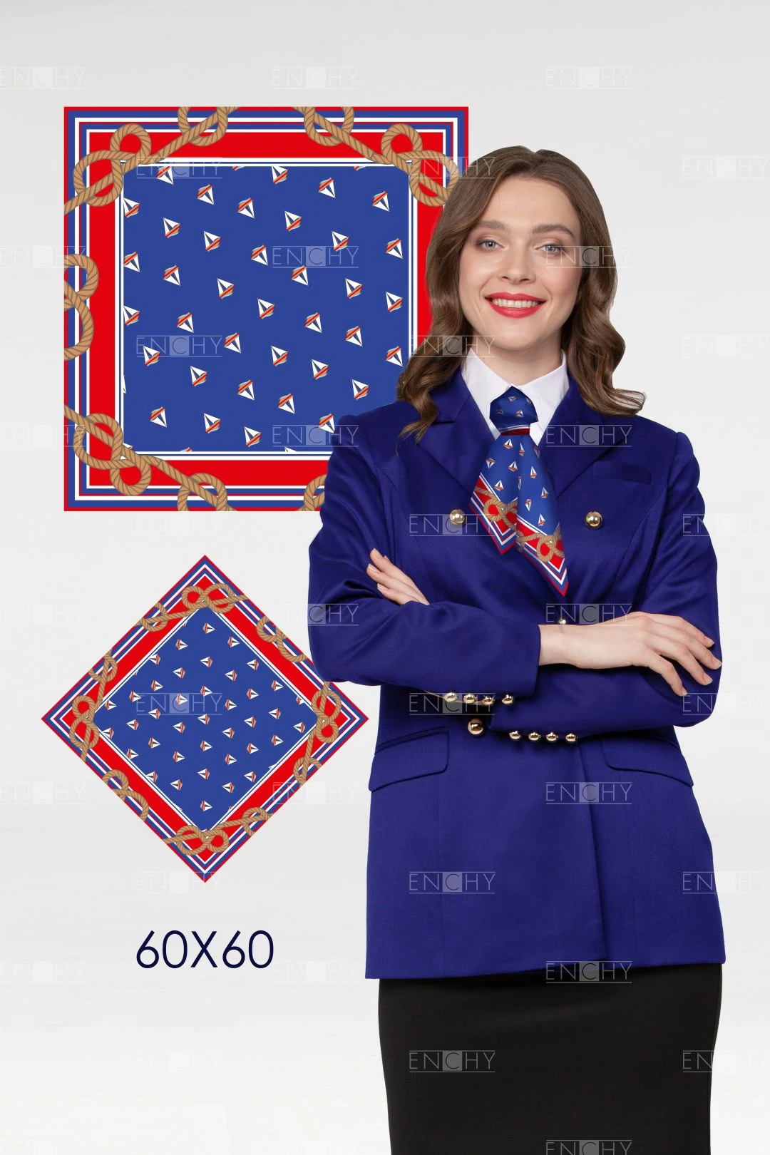 Шейный платок для офиса. Фото 9