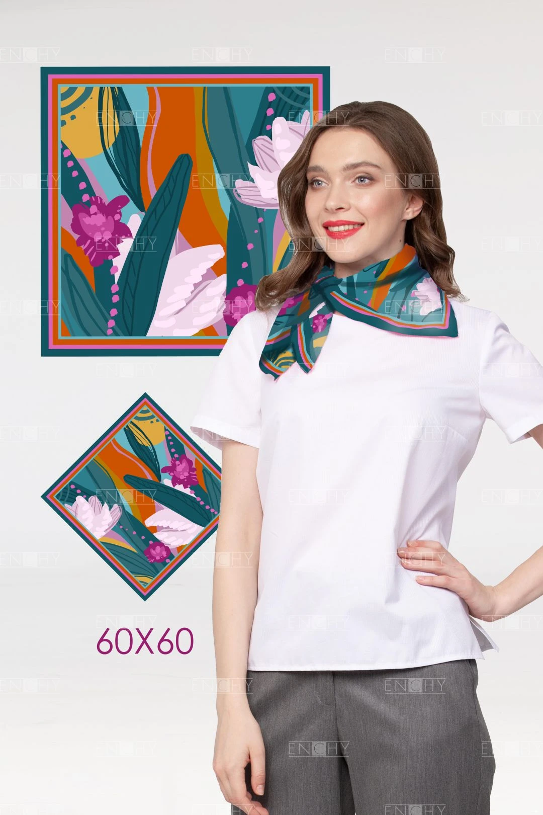 Шейный платок для офиса. Фото 7